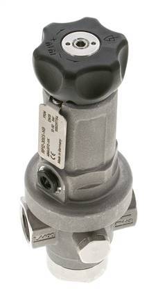 Precision Pressure Regulator G1/2'' 1900 l/min 10.0-50.0bar/145-725psi Stainless Steel Gases Liquids