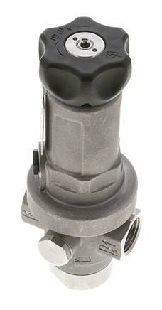 Precision Pressure Regulator G1/2'' 1900 l/min 10.0-50.0bar/145-725psi Stainless Steel Gases Liquids