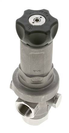 Precision Pressure Regulator G1/2'' 1900 l/min 10.0-50.0bar/145-725psi Stainless Steel Gases Liquids
