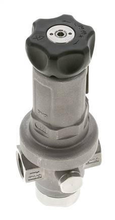 Precision Pressure Regulator G1/2'' 1900 l/min 10.0-50.0bar/145-725psi Stainless Steel Gases Liquids