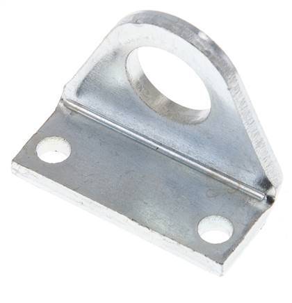 Foot Mount 12 mm 16 mm ISO 6432 Zinc plated steel