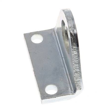 Foot Mount 12 mm 16 mm ISO 6432 Zinc plated steel
