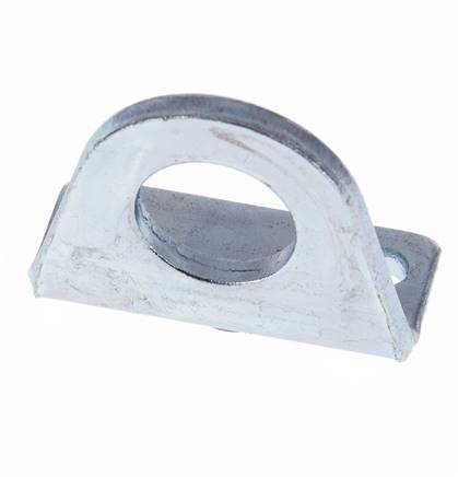 Foot Mount 20 mm 25 mm ISO 6432 Zinc plated steel
