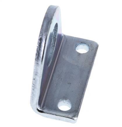 Foot Mount 20 mm 25 mm ISO 6432 Zinc plated steel