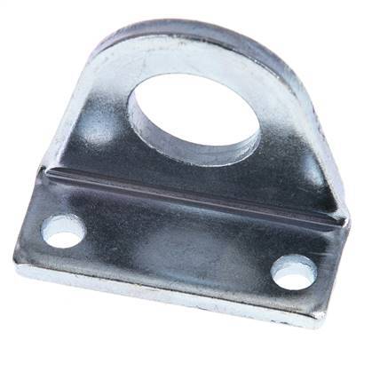 Foot Mount 20 mm 25 mm ISO 6432 Zinc plated steel