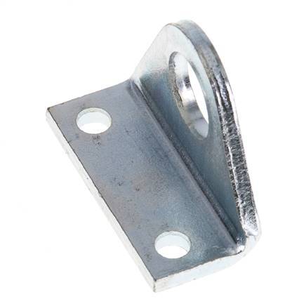 Foot Mount 8 mm 10 mm ISO 6432 Zinc plated steel