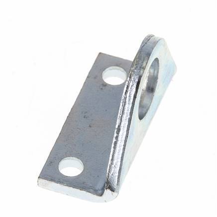 Foot Mount 8 mm 10 mm ISO 6432 Zinc plated steel