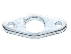Flange for 12 mm 16 mm ISO 6432 Cylinder