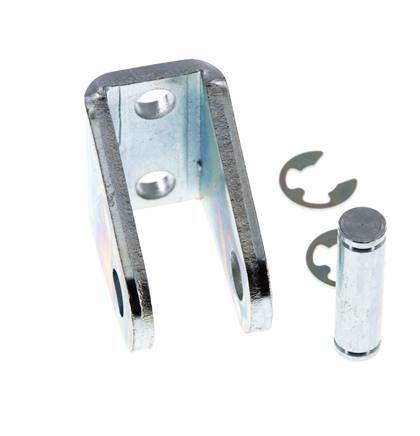 Bearing Block for 20 mm 25 mm ISO 6432 ISO 21287 Cylinder with Pin