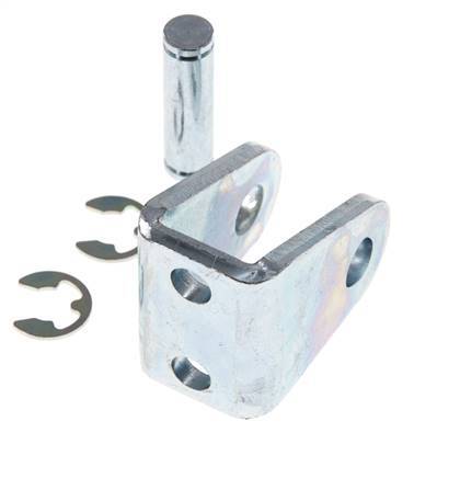 Bearing Block for 20 mm 25 mm ISO 6432 ISO 21287 Cylinder with Pin