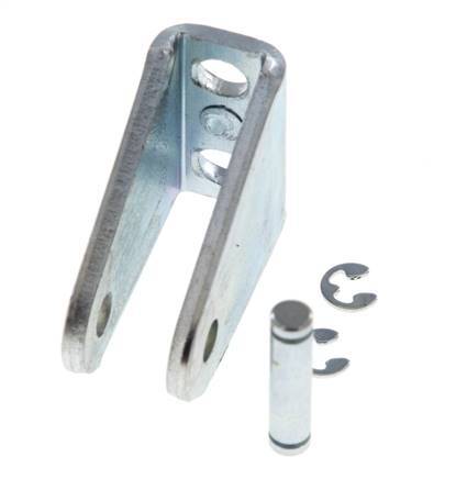 Bearing Block for 8 mm 10 mm ISO 6432 Cylinder with Pin