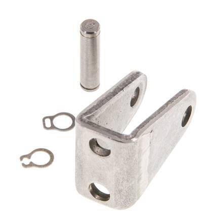Bearing Block for 8 mm 10 mm ISO 6432 Cylinder with Pin