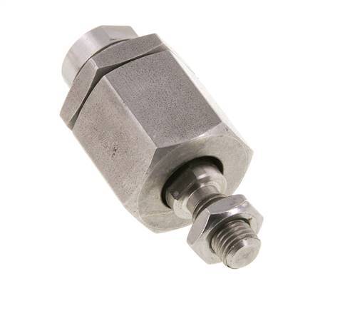 Floating Joint M10 x 1.25 for Cylinder Stainless steel 304 (1.4301)