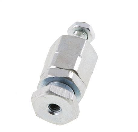Floating Joint M4 for Cylinder Zinc plated steel
