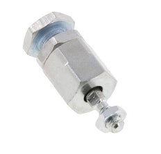 Floating Joint M4 for Cylinder Zinc plated steel