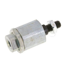 Floating Joint M10 for Cylinder Zinc plated steel