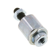 Floating Joint M12 for Cylinder Zinc plated steel
