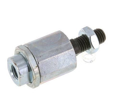 Floating Joint M12 for Cylinder Zinc plated steel