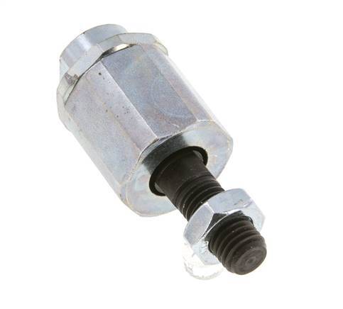 Floating Joint M12 for Cylinder Zinc plated steel