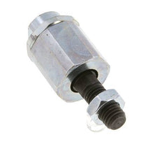 Floating Joint M12 for Cylinder Zinc plated steel