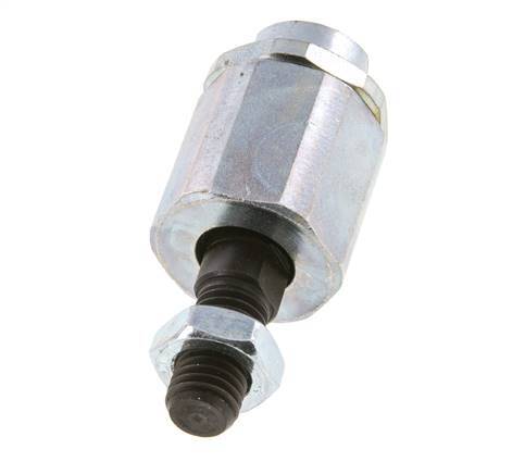 Floating Joint M12 for Cylinder Zinc plated steel