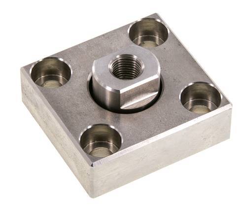 Flexo Coupling with Mounting Plate for 40 mm ISO 15552 ISO 21287 Cylinder