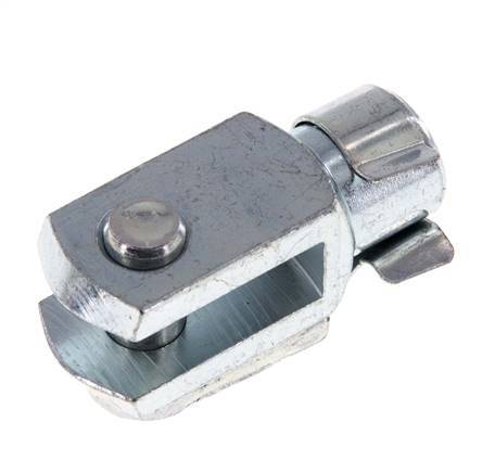 Clevis Rod-end Pin M8 Zinc plated steel