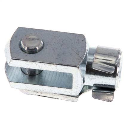 Clevis Rod-end Pin M8 Zinc plated steel