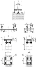 Pendular Bridge 18 mm Rodless narrow
