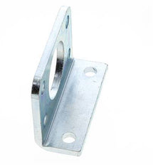 Foot Mount 40 mm Round Zinc plated steel