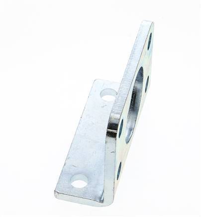 Foot Mount 40 mm Round Zinc plated steel