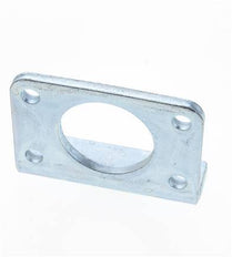 Foot Mount 50 mm Round Zinc plated steel