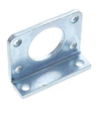 Foot Mount 50 mm Round Zinc plated steel
