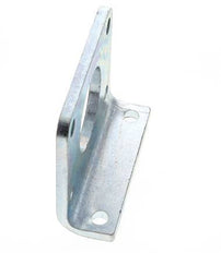 Foot Mount 63 mm Round Zinc plated steel