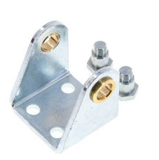 Swivel Fixation for 32 mm Round Cylinder Zinc plated steel