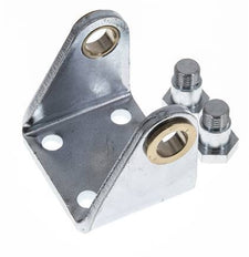 Swivel Fixation for 50 mm Round Cylinder Zinc plated steel