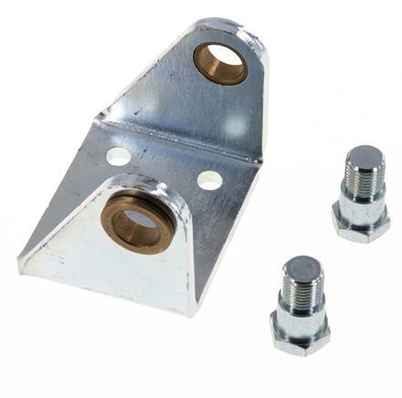 Swivel Fixation for 63 mm Round Cylinder Zinc plated steel