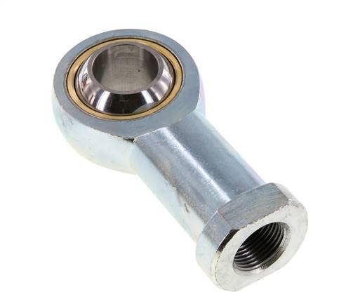 Spherical Rod-end M27 x 2 Female Zinc plated steel