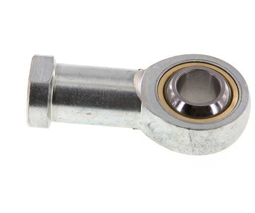Spherical Rod-end M20 x 1.5 Female Zinc plated steel