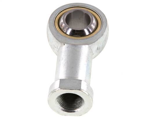 Spherical Rod-end M20 x 1.5 Female Zinc plated steel