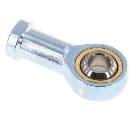 Spherical Rod-end M10 Female Zinc plated steel