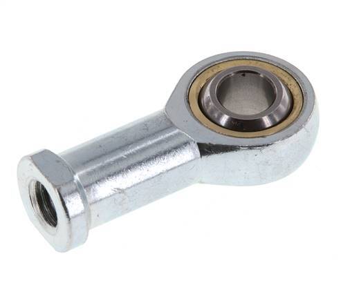 Spherical Rod-end M12 Female Zinc plated steel