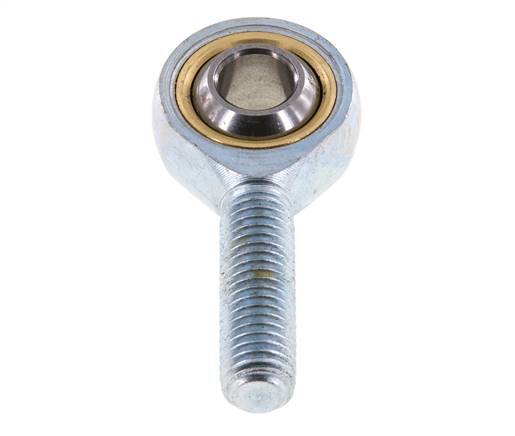 Spherical Rod-end M10 Male Zinc plated steel