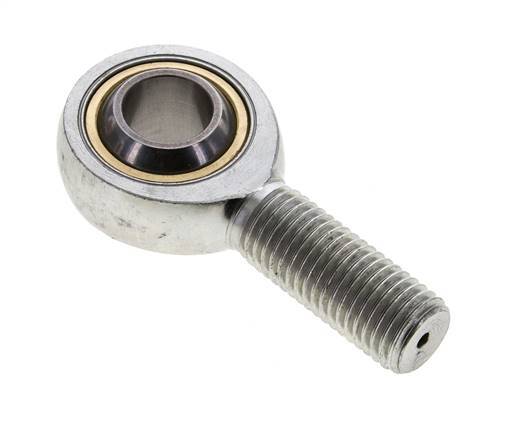 Spherical Rod-end M20 Male Zinc plated steel