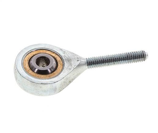 Spherical Rod-end M3 Male Zinc plated steel