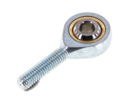 Spherical Rod-end M6 Male Zinc plated steel