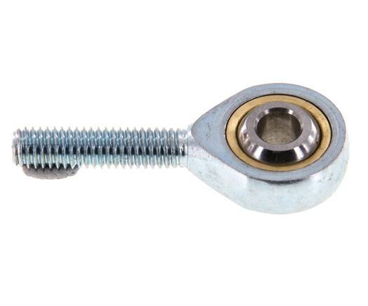 Spherical Rod-end M6 Male Zinc plated steel