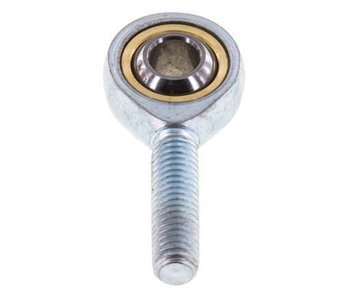 Spherical Rod-end M8 Male Zinc plated steel