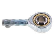 Spherical Rod-end M8 Male Zinc plated steel