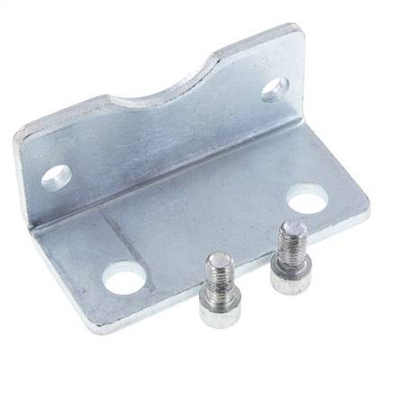 Foot Mount 100 mm ISO 15552 ISO 21287 Zinc plated steel